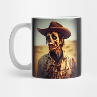 Zombie Cowboy Portrait Mug